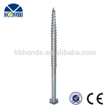 2014 top quality hot sale hot dipped galvanized ground screw anchor